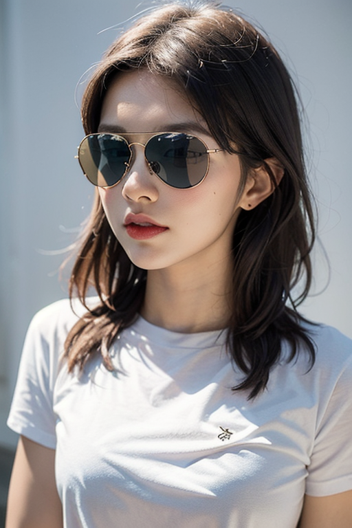 01231-2735690587-aviators tinted sunglasses reflectionAviatorsedgMarquise hairstyleSide facesolo1womanUpper bodyt-shirtWhite Wallmas.png
